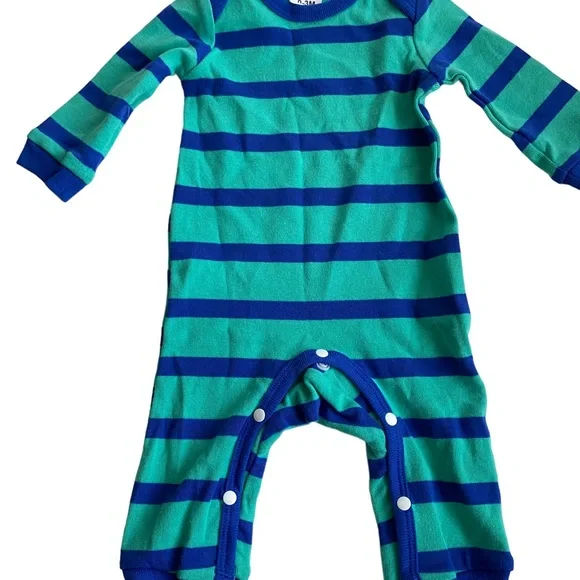 Set Of 3  Rompers 100% Cotton Snap Closures giraffe elephants dinosaurs Unisex. - Picture 6 of 10